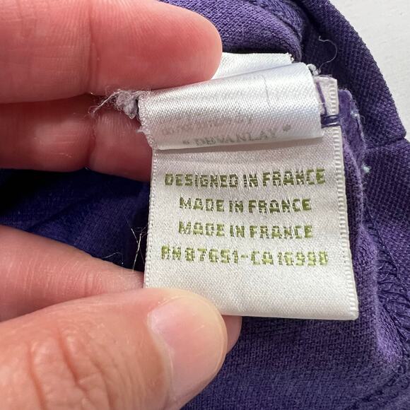 Lacoste Purple Polo Shirt men’s Size 7 2XL Crocodile Alligator Short Sleeve - Picture 4 of 6